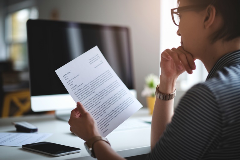 personne-dos-table-lettre-bureau